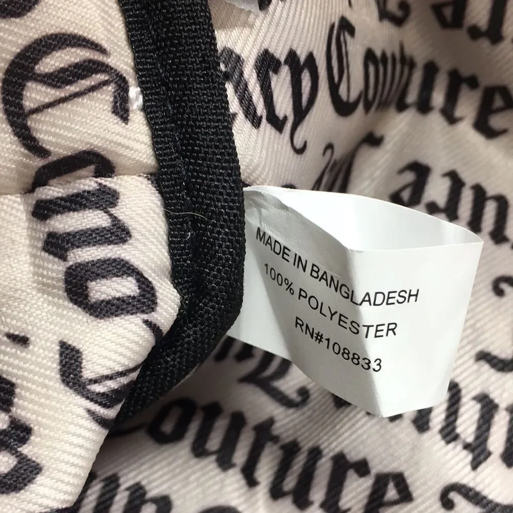 NWT Juicy Couture Queen Of Everything Backpack Velour Cafe/Powder Blush